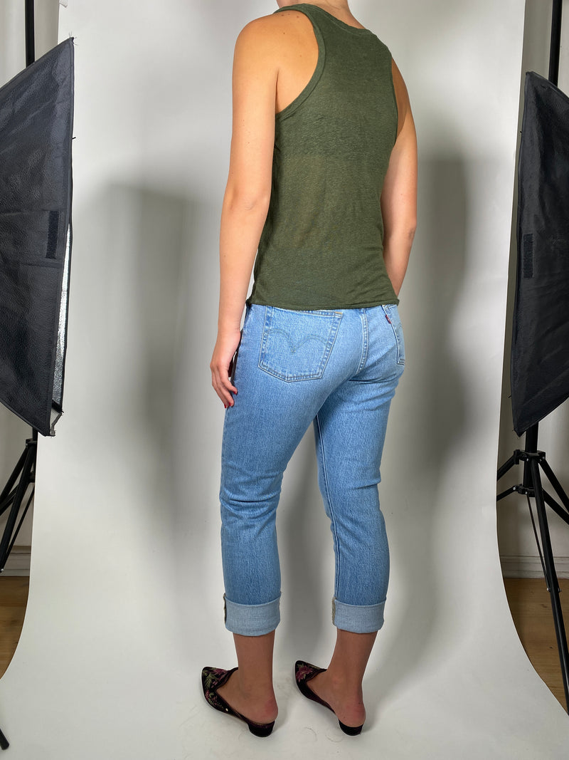 Polera Lino Verde