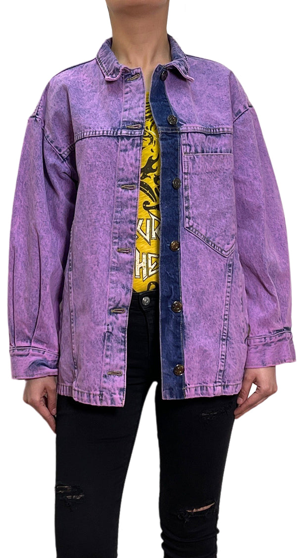 Chaqueta Denim Morado