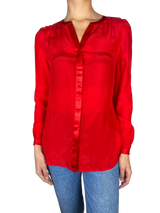 Blusa Seda Roja