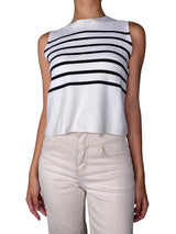 Polera Rayas Sin Mangas