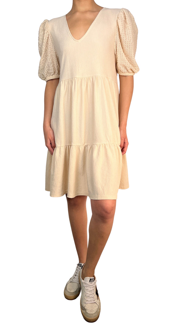 Vestido Mangas Aglobadas