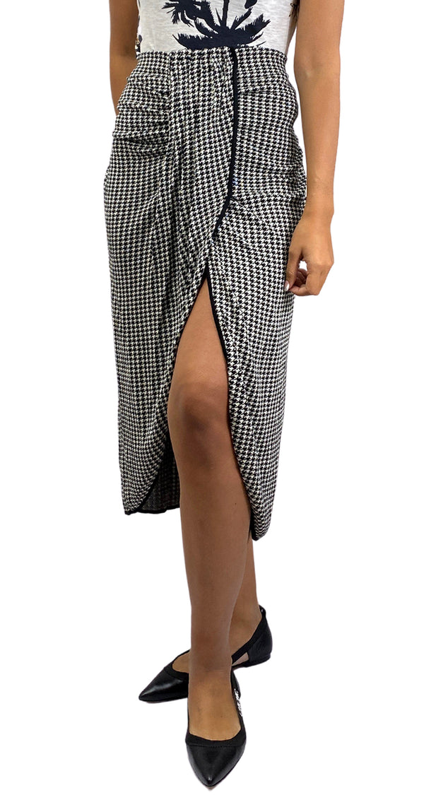 Falda Houndstooth