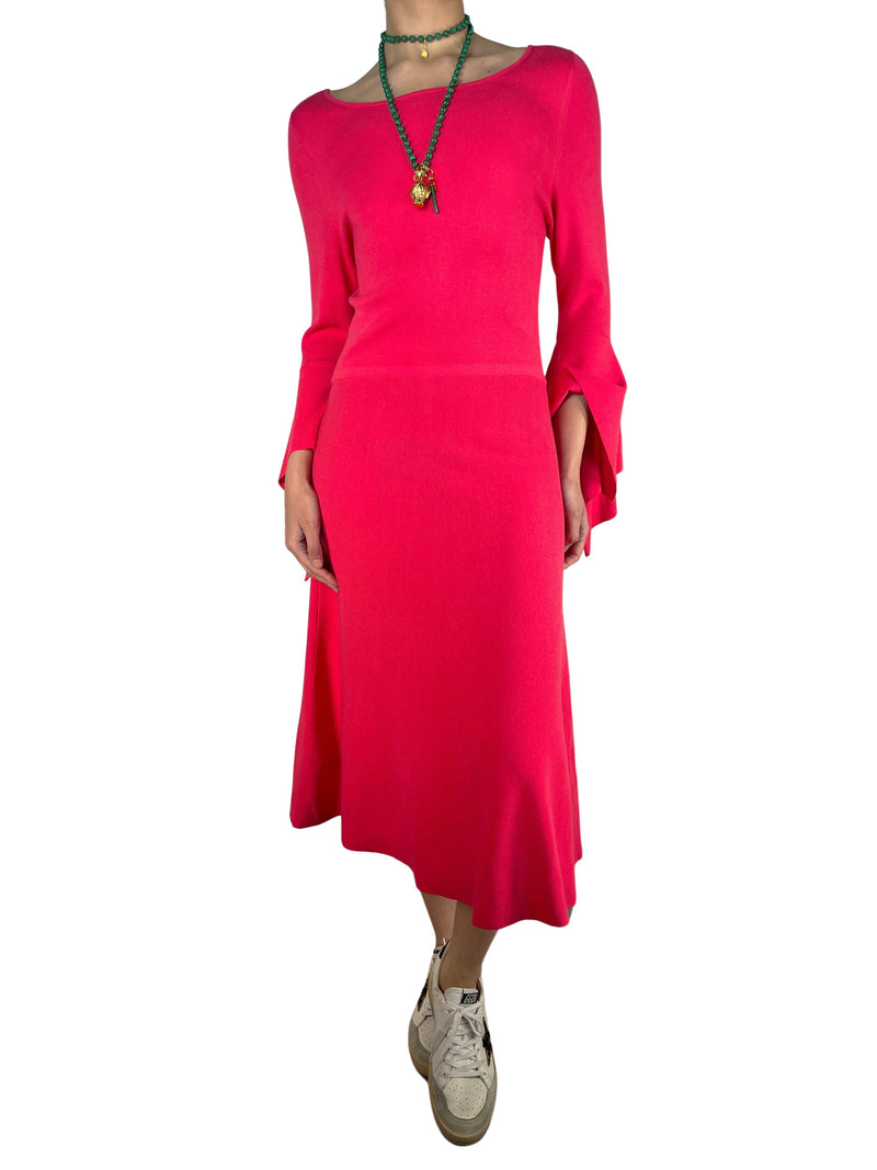 Vestido Mangas Evasé