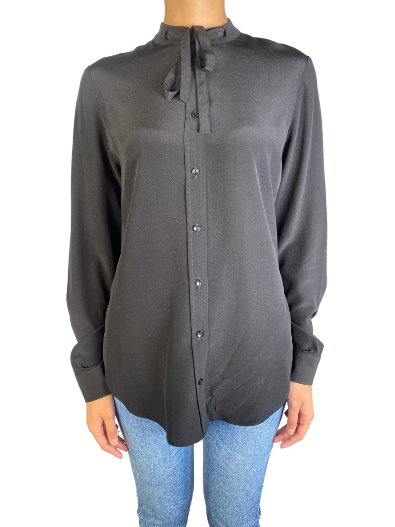 Blusa Seda Negra
