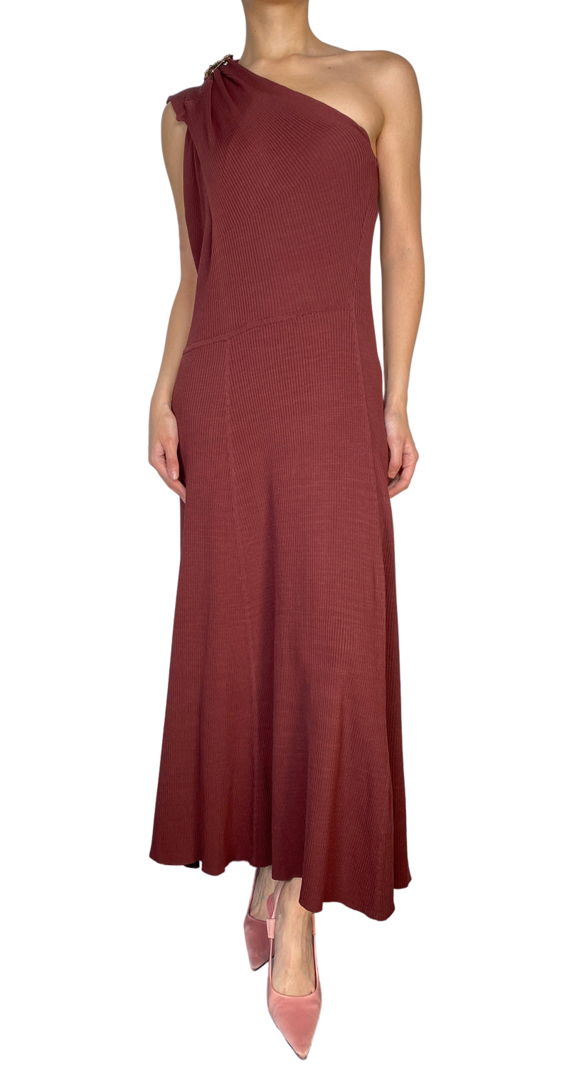 Vestido Asimétrico Rib