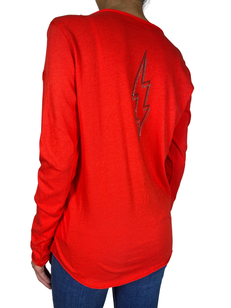 Polera Roja Rayo