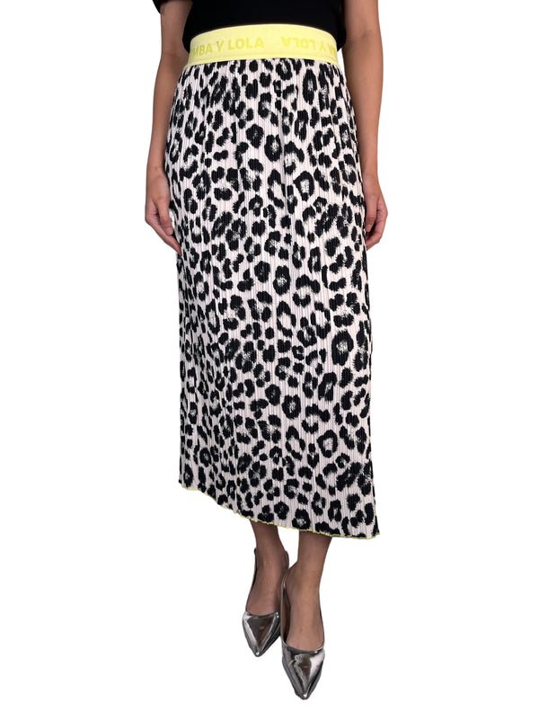 Falda Leopard