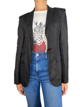 Blazer Lino Negro
