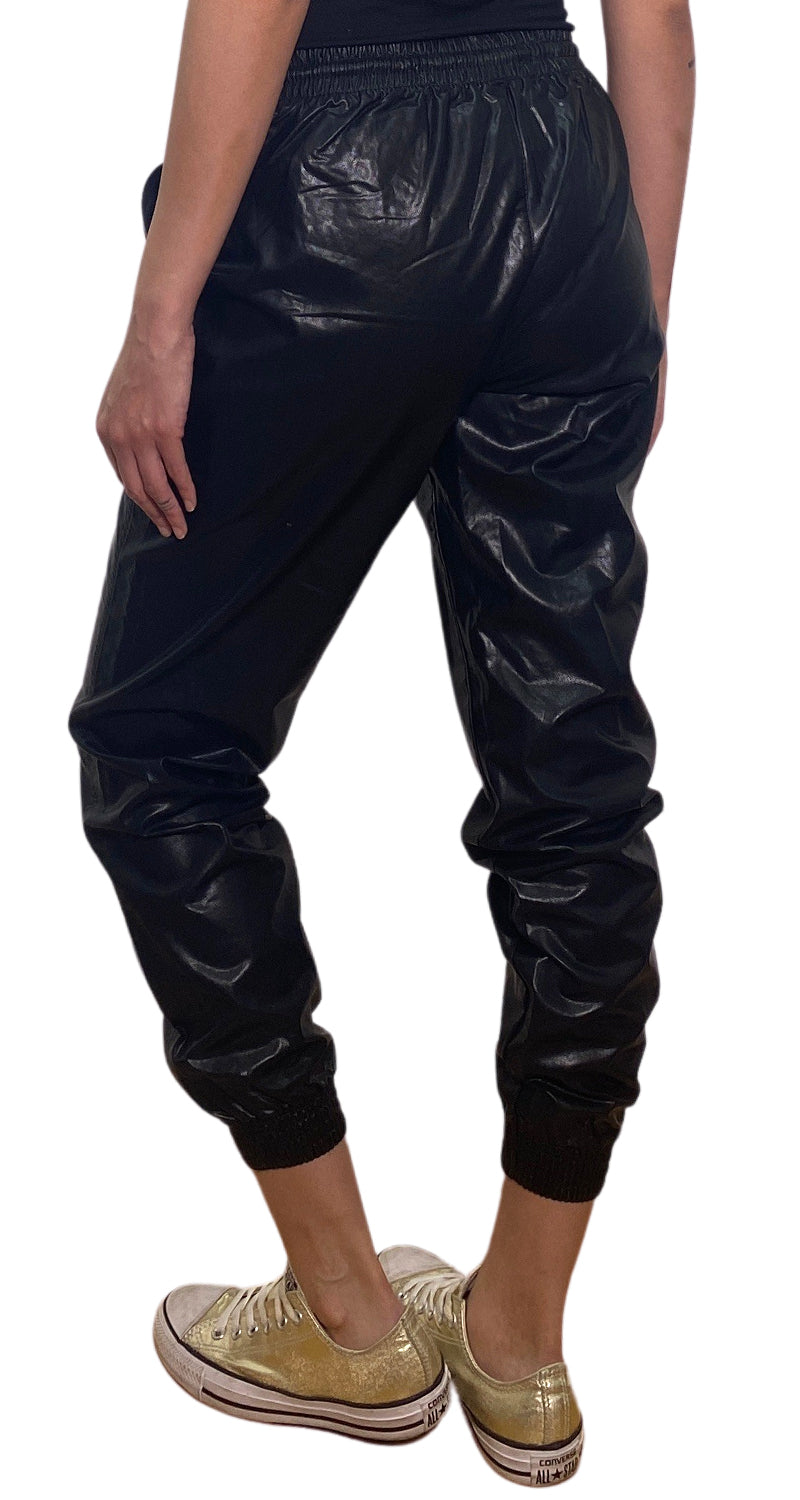 Bombacho Negro Cuero Vegano