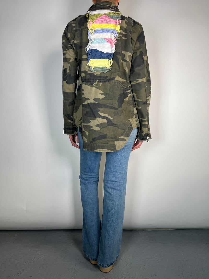 Chaqueta Denim Camuflaje
