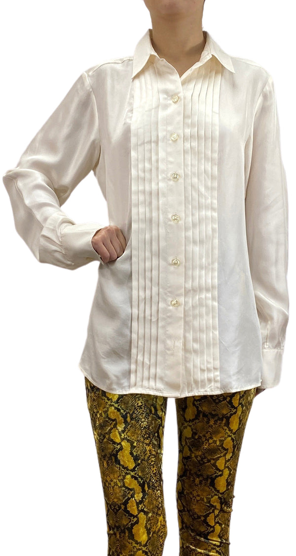 Blusa Blanca Seda