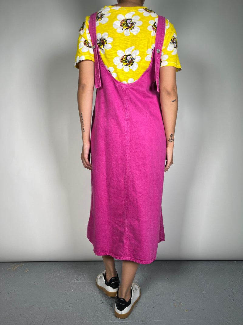 Vestido Denim Tipo Jardinera