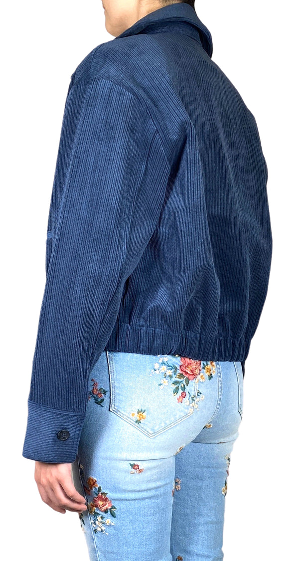 Chaqueta Cotelé Azul