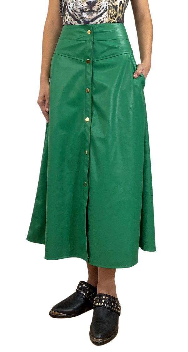 Falda Maxi Verde