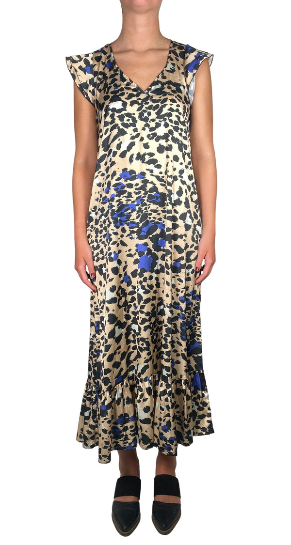 Vestido Maxi Animal Print