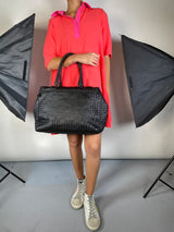 Bolso Cuero Negro