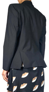 Blazer Lana Negro