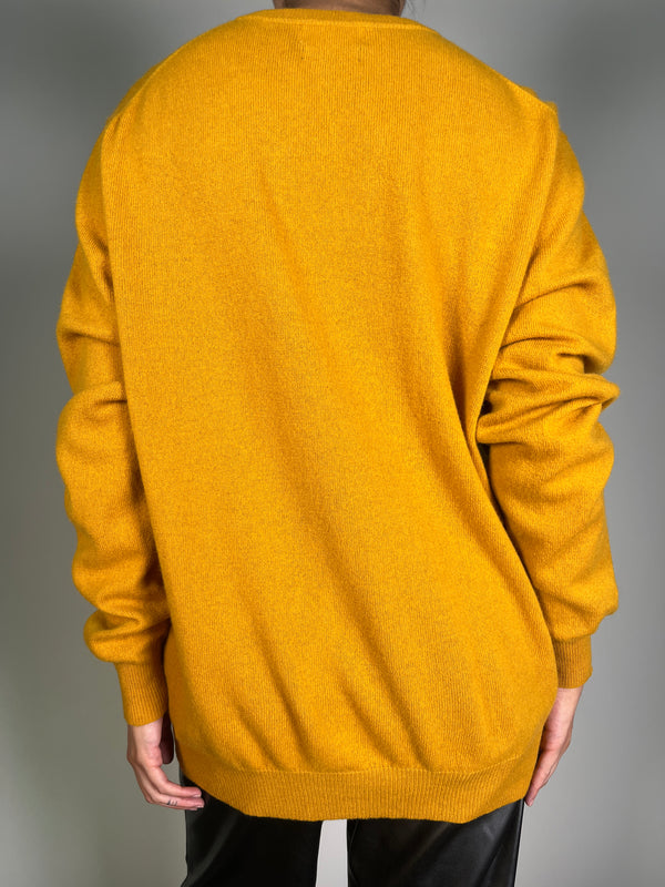 Sweater Cashmere Mostaza