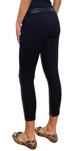 Leggings Cuero Negro