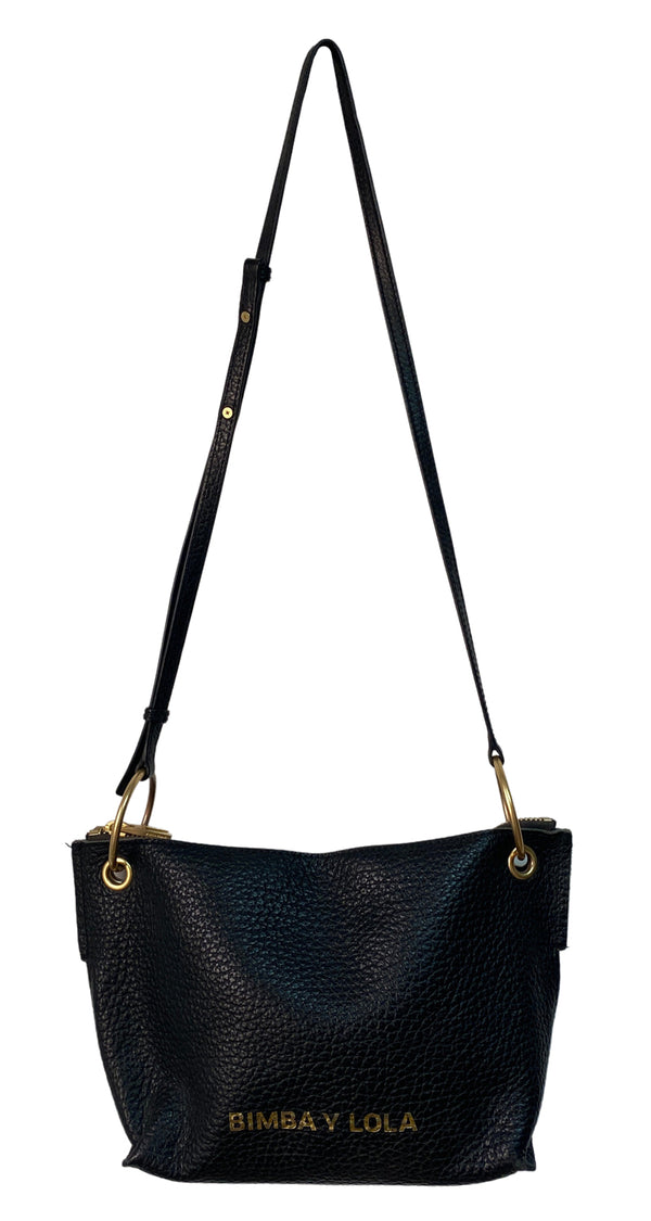 Bandolera Cuero Negro