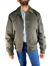 Chaqueta Impermeable Verde Militar