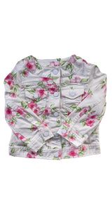 Chaqueta Denim Flores