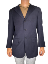 Blazer Lana Azul Marino