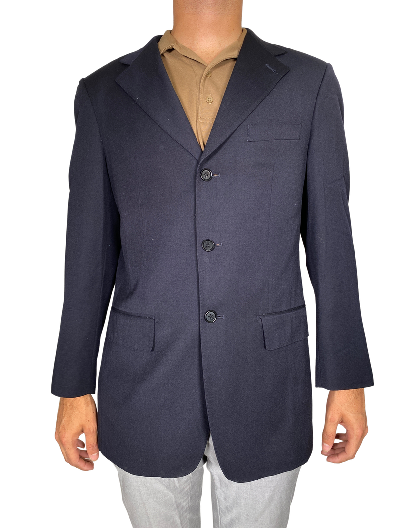 Blazer Lana Azul Marino