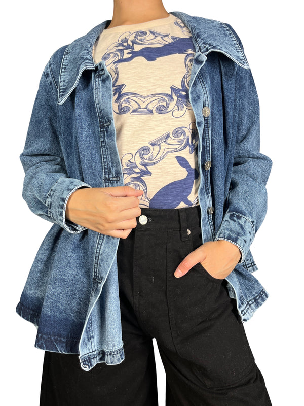 Sobrecamisa Denim