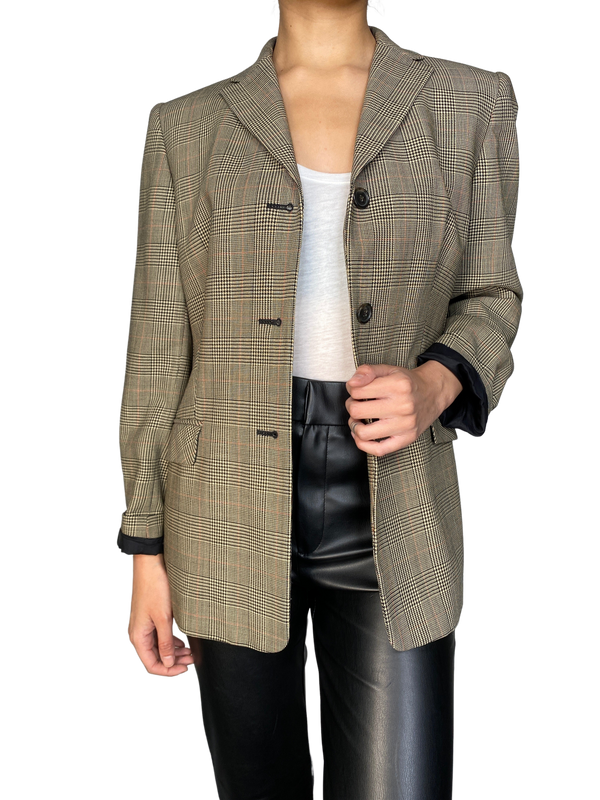 Blazer Lana pied de poule