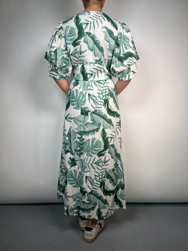 Vestido Lino Y Viscosa H&M By Johanna Ortiz
