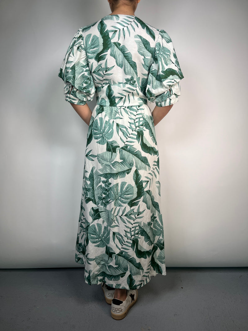 Vestido Lino Y Viscosa H&M By Johanna Ortiz