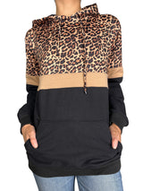 Poleron Animal Print Hoodie