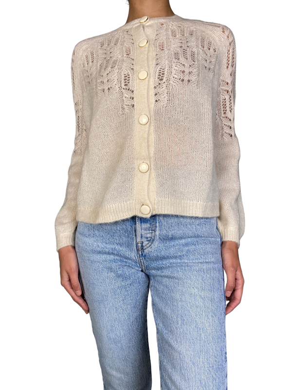 Sweater Tejido Crema