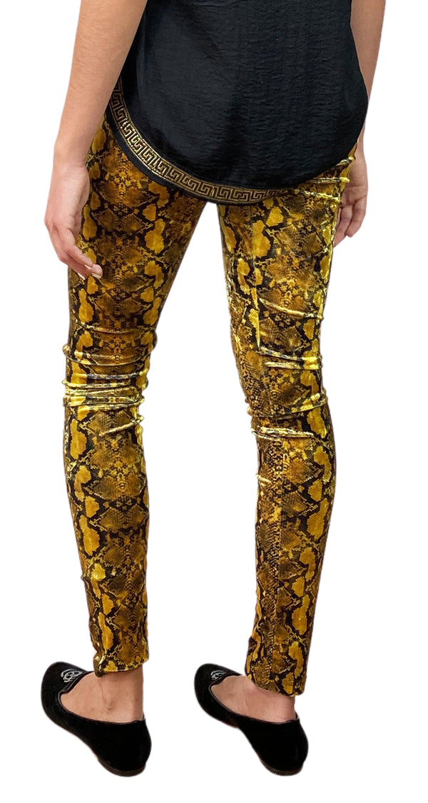 Leggings Animal Print Terciopelo