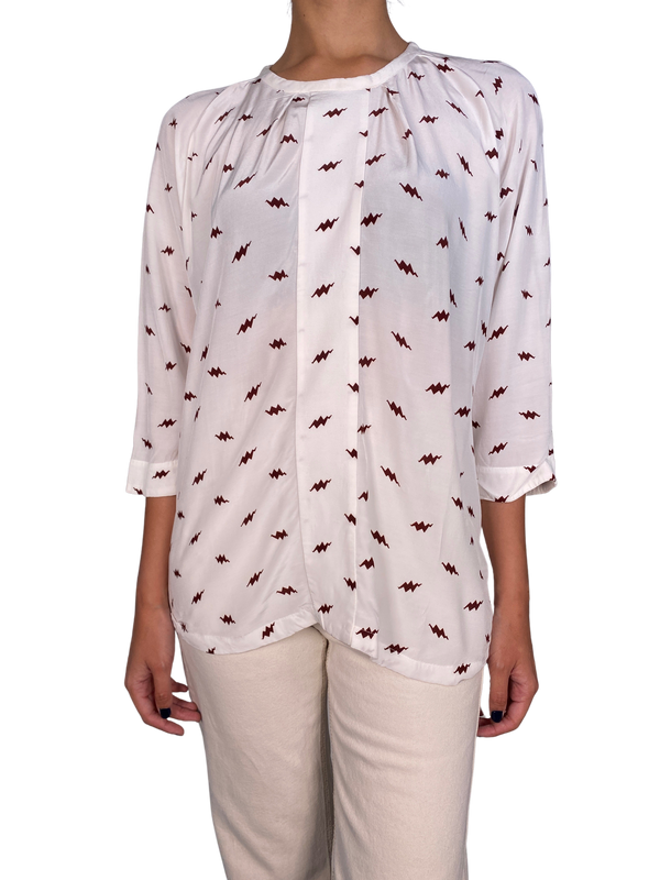 Blusa Blanca Rayos