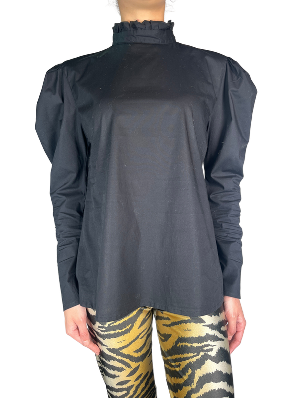 Blusa Cuello Plisado