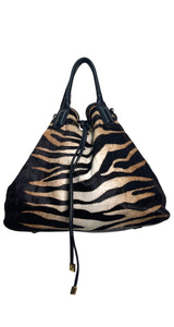 Cartera Cuero Animal Print