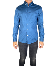 Camisa Azul Botones