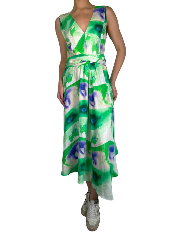 Vestido Purple Lino