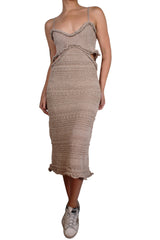 Vestido Tejido Metalizado