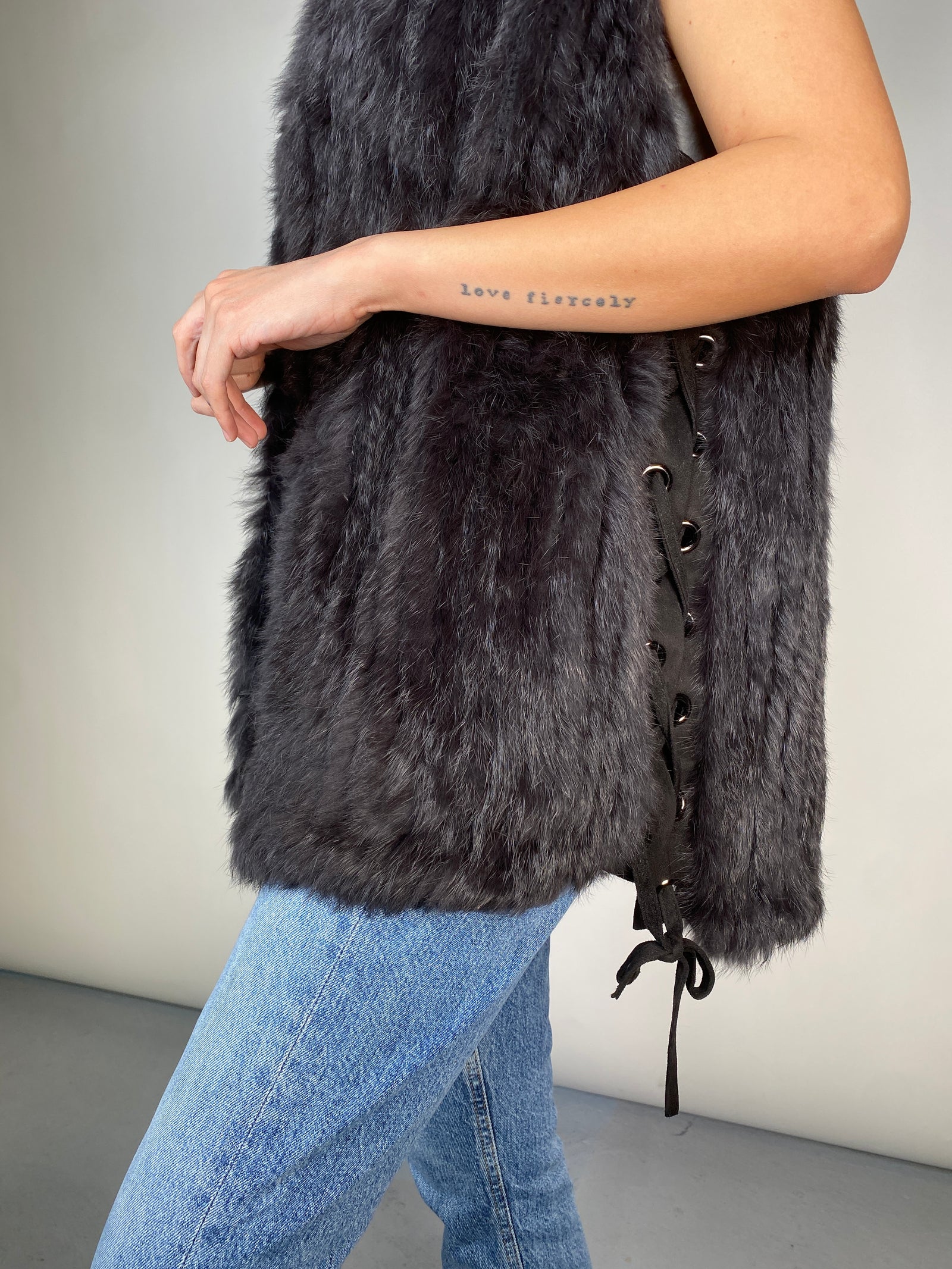 Parka Piel Conejo Lea Marie - Mujer, XXL, Capucha Zorro, Desmontable