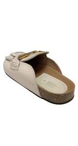 Mules Flecos Beige