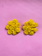 Aros Flor Amarillo