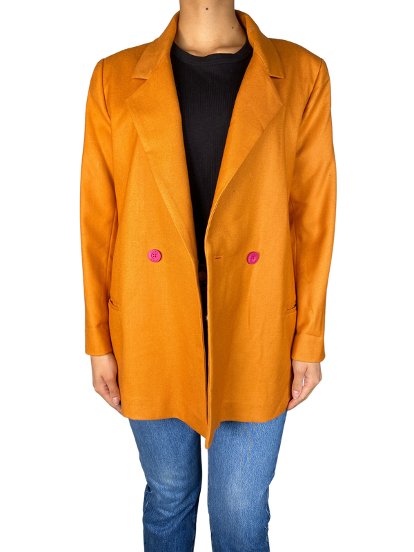 Blazer Naranjo Lana