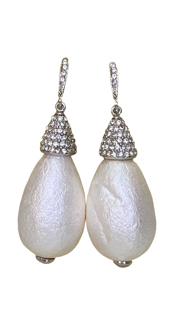 Aros Lagrima Plateados