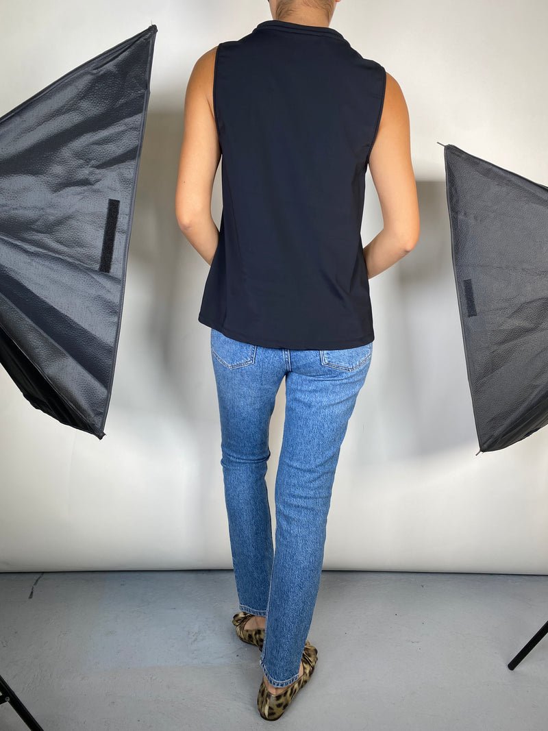 Blusa Seda Frontal
