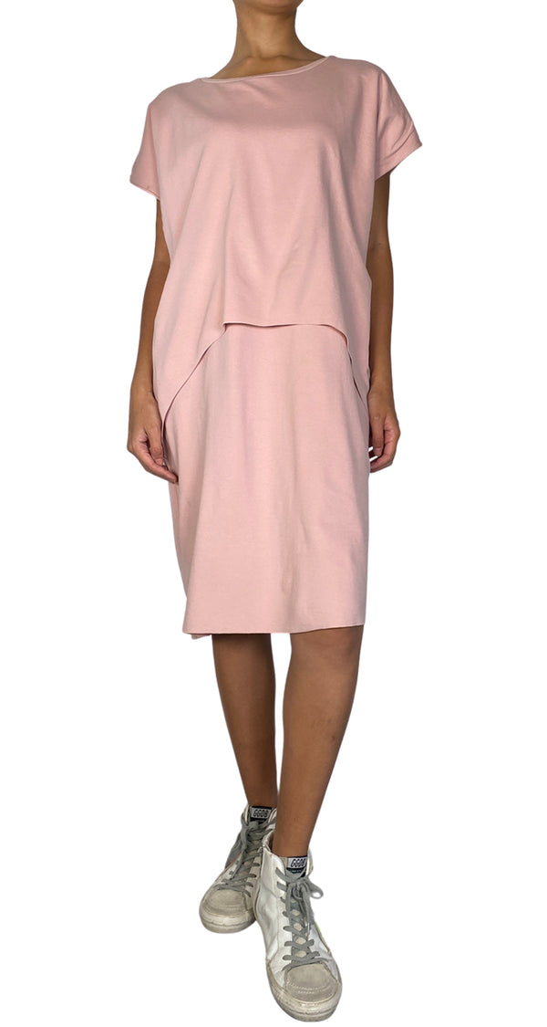 Vestido Midi Rosa