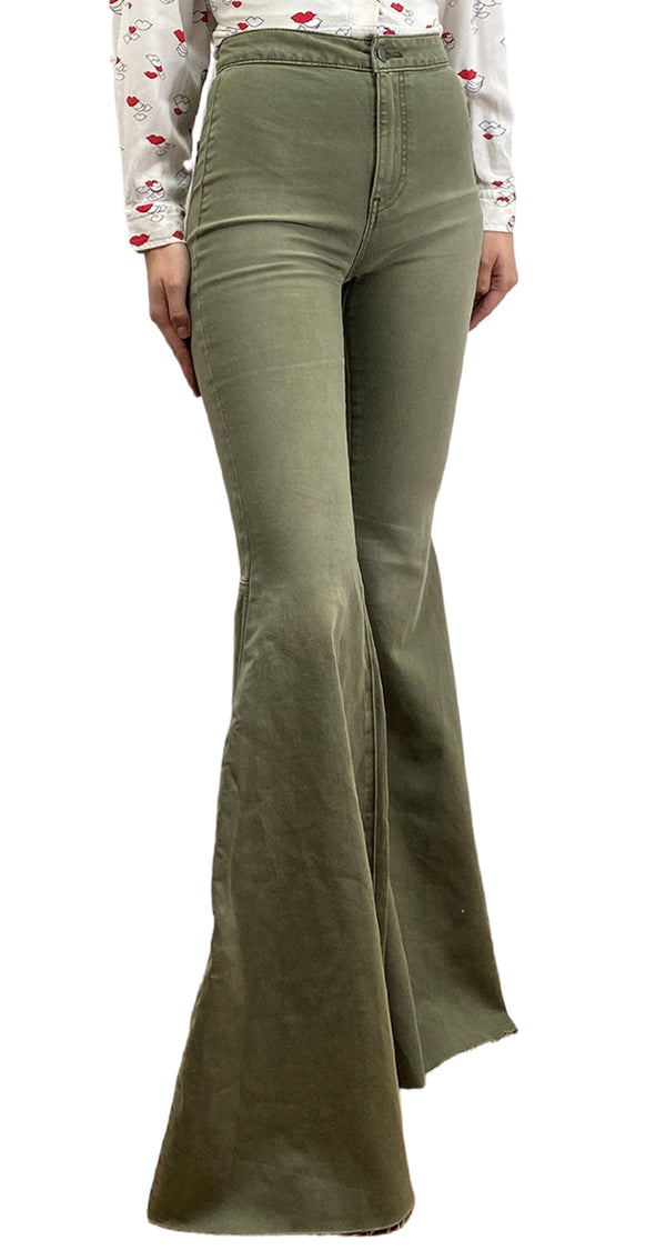 Pantalón Verde Flare