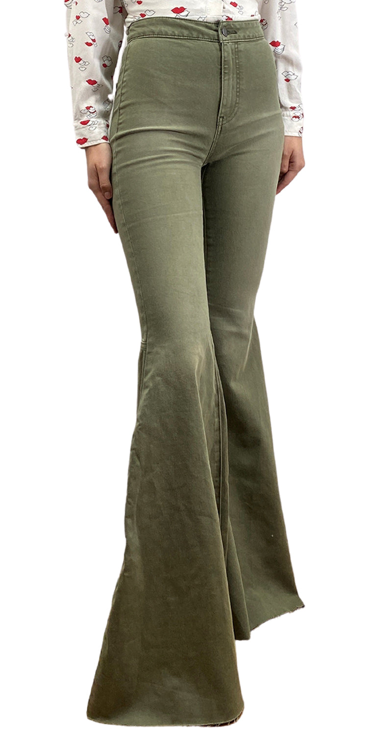 Pantalón Verde Flare